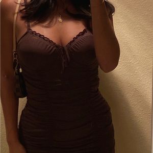 Brown Tight Dress - H&M - Small
